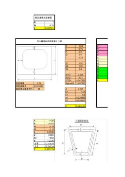 抗扭惯性矩计算表格