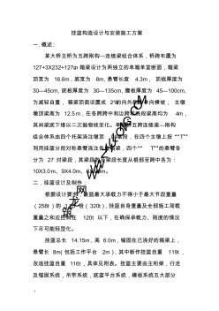 掛籃設計與安裝施工方案計算_pdf
