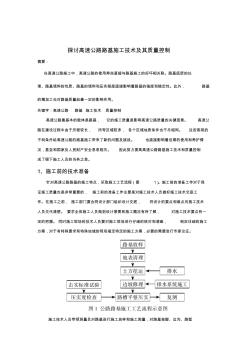 探討高速公路路基施工技術(shù)及其質(zhì)量控制