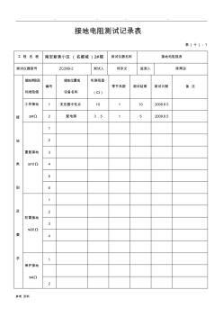 接地電阻測(cè)試記錄表 (5)