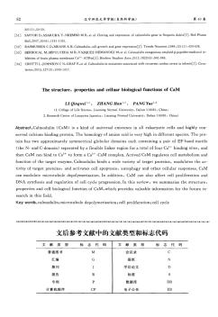 文后参考文献中的文献类型和标志代码