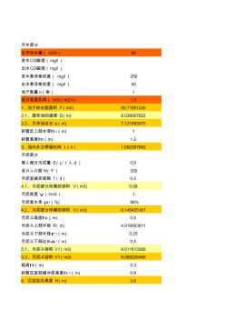 斜板沉淀池計(jì)算軟件