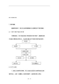 施工中名木古树保护方案