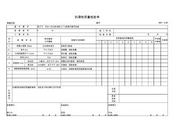 施工单位挡护质检表