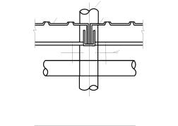 施工图库之钢脚手板连接方式(钩挂式)