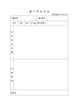 施工安全日记 (2)