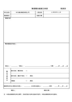 施工现场安全检查记录表式3