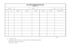施工現(xiàn)場安全隱患排查治理記錄表(YJAB3-1-1)