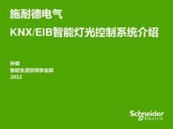 施耐德电气KNEIB智能灯光控制系统介绍(20201023180158)