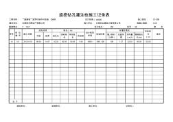 旋挖樁施工記錄表 (2)