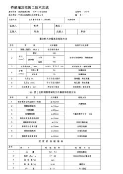 旋挖钻孔灌注桩施工技术交底3(定稿范本)资料