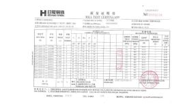 日钢ASTMA36开平板材质书