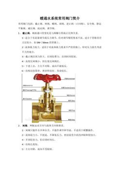 暖通水系统常用阀门简介 (2)