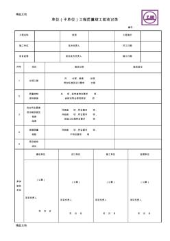 最新市政给排水管道工程检验批质量验收记录表 (2)