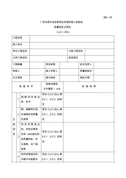 最新整理廣場與停車場瀝青混合料面層施工檢驗(yàn)批質(zhì)量檢驗(yàn)記錄.doc