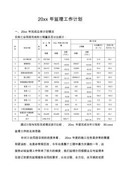 最新整理高速公路監(jiān)理工作計劃