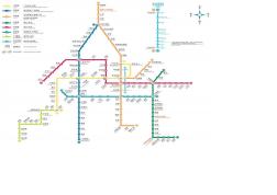 最新最全广州地铁线路图2011年