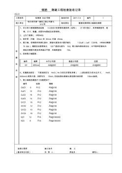 机房屋面层剪力墙柱钢筋隐蔽