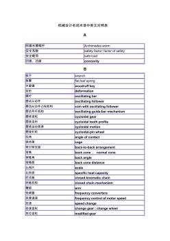 機(jī)械設(shè)計(jì)名詞術(shù)語中英文對照表 (3)