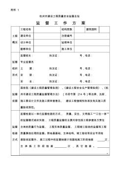 杭州市质量安全监督总站_表格
