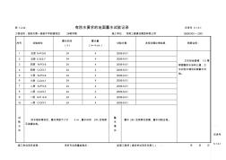 某小區(qū)2#樓有防水要求的地面蓄水試驗記錄