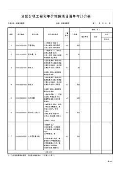 某某安置房贵州省13清单毕业设计模板