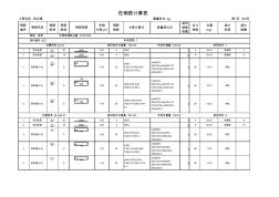 柱钢筋计算表(示例)