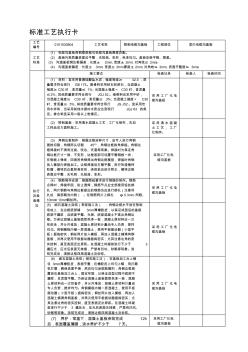 標(biāo)準(zhǔn)工藝執(zhí)行卡(預(yù)制電纜溝蓋板)資料