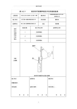 栏杆冲击试验记录精编版