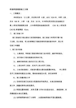 橋面鋪裝施工方案-范文-參考文獻(xiàn)【精品施工資料】
