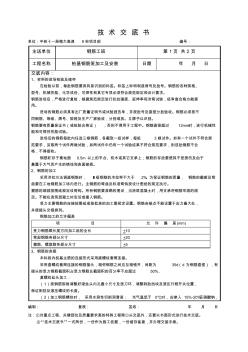 樁基鋼筋籠加工及安裝技術(shù)交底 (2)