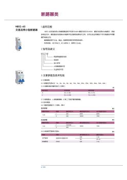 正泰NB1Z-63交直流用小型断路器