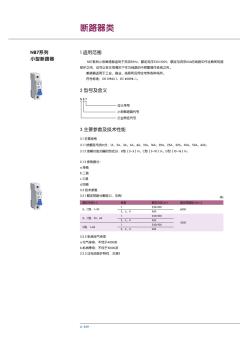 正泰NB7系列小型断路器 (2)