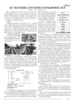 武广客运专线雷达2000型双块式无砟轨道精调施工技术
