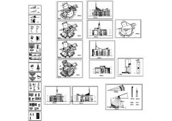 比较受欢迎的幼儿园建筑施工图(全套)