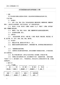 水泥表面施涂油性涂料施施工方案 (2)