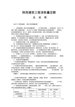 2009陜西省建筑裝飾工程消耗量定額