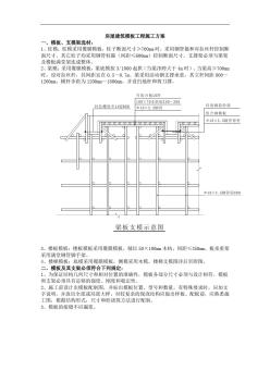 房屋建筑模板工程施工方案