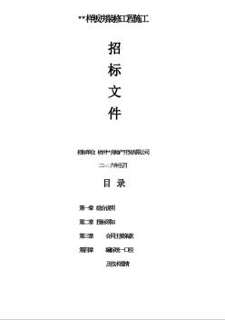 [杭州]住宅楼样板房精装修工程施工招标文件（2006）