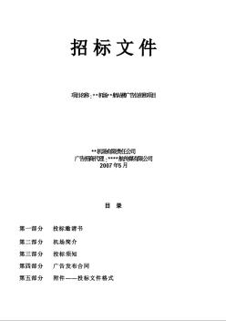 某航站樓廣告位招租項目招標文件