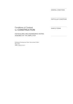 新FIDIC红皮书土木工程施工合同条件（2005英文高清晰版）