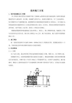 某鋁廠地基處理強夯施工方案