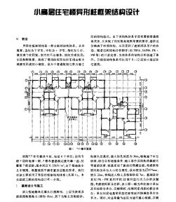 小高层住宅楼异形柱框架结构设计