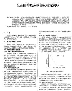 組合結(jié)構(gòu)疲勞損傷及研究現(xiàn)狀