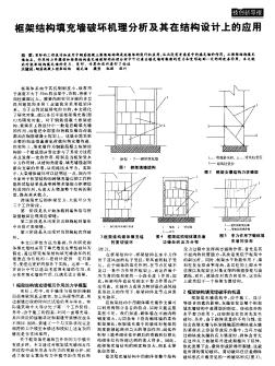 框架結(jié)構(gòu)填充墻破壞機(jī)理分析及其在結(jié)構(gòu)設(shè)計(jì)上的應(yīng)用