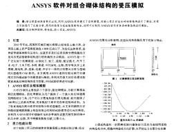 ANSYS软件对组合砌体结构的受压模拟