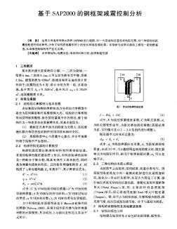 基于SAP2000的鋼框架減震控制分析