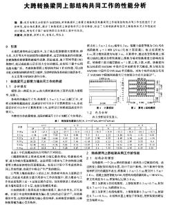 大跨转换梁同上部结构共同工作的性能分析