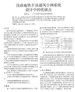 浅谈地铁车站通风空调系统设计中的优缺点