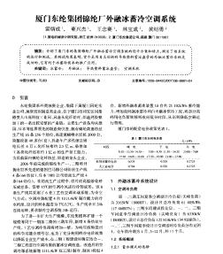 厦门东纶集团锦纶厂外融冰蓄冷空调系统